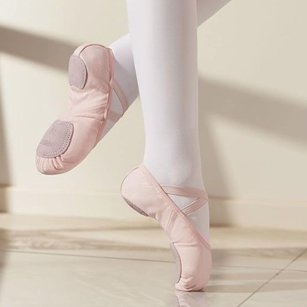 Ballet Shoes Stretch Canvas Performa Dance Slippers Split Sole
